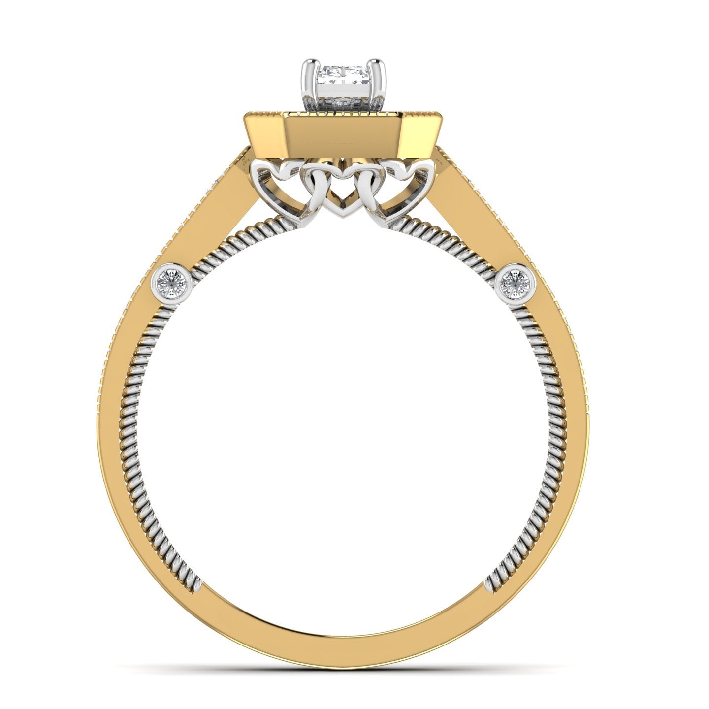 Lab Diamond Solitaire Ring