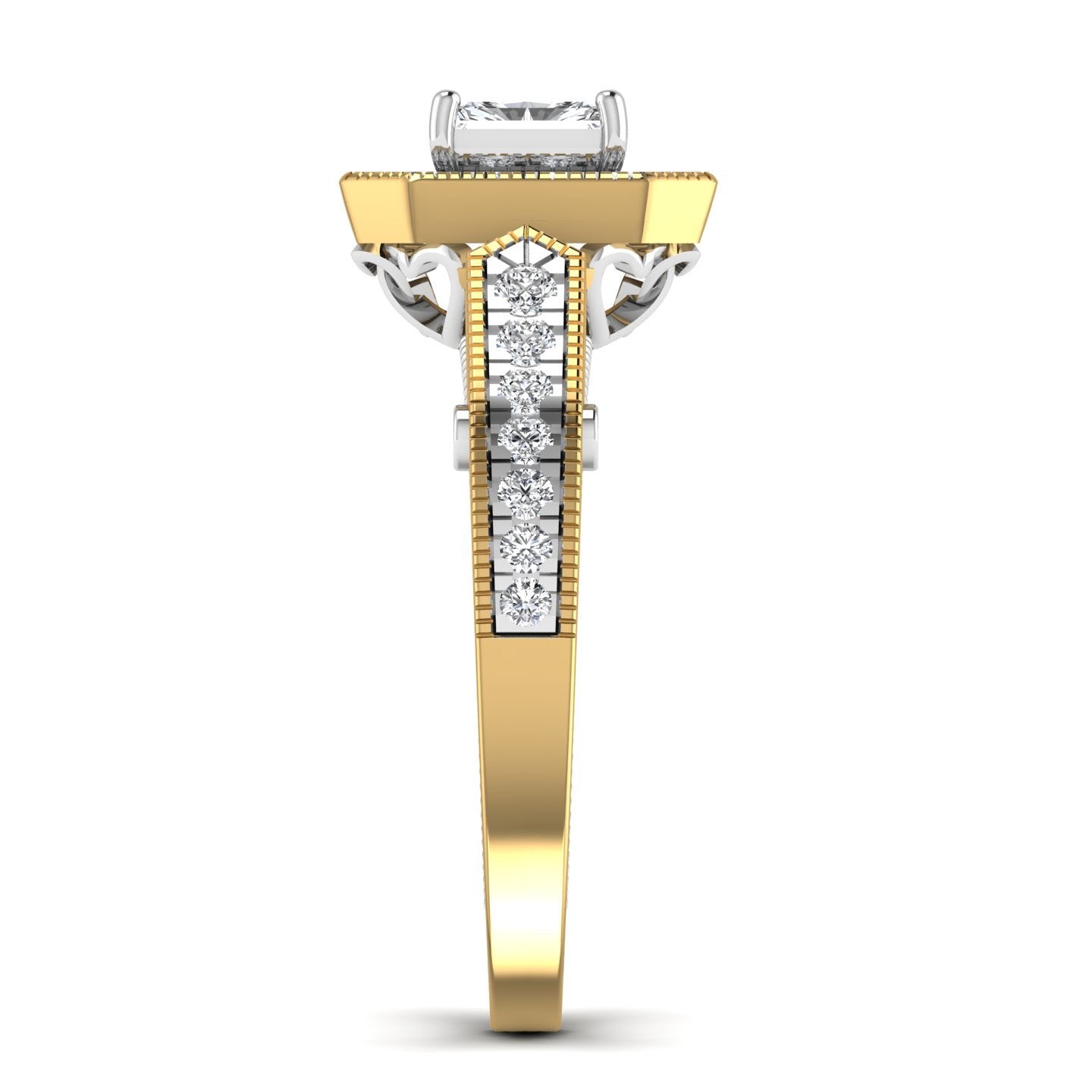 Lab Diamond Solitaire Ring