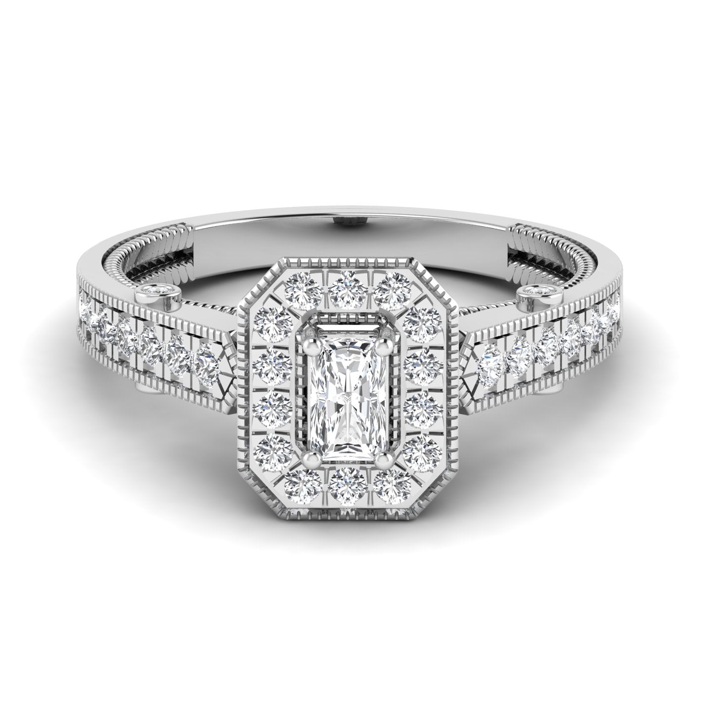 Lab Diamond Solitaire Ring
