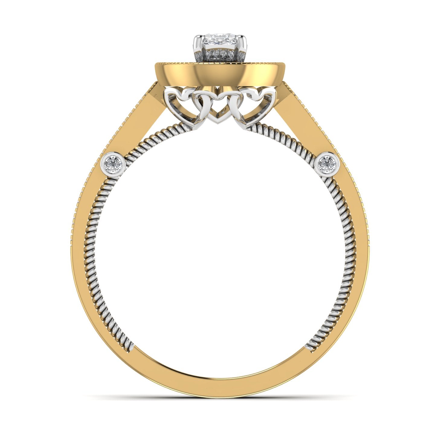 Lab Diamond Engagement Ring