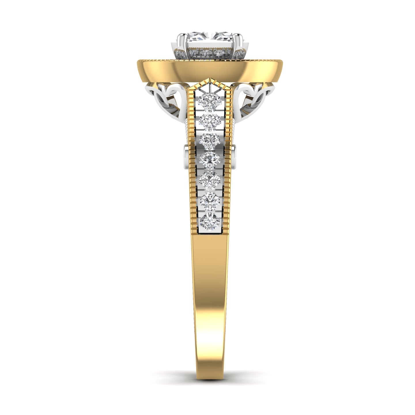 Lab Diamond Engagement Ring