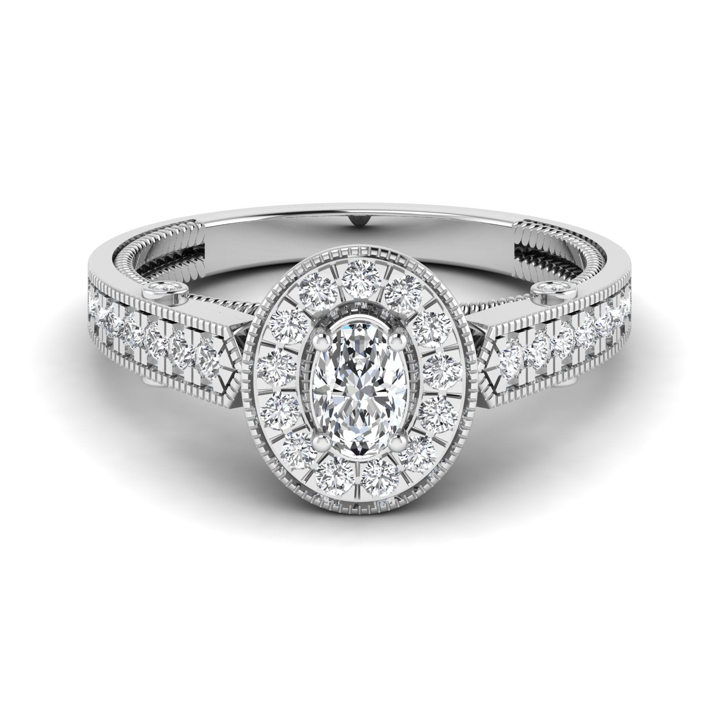 Lab Diamond Engagement Ring