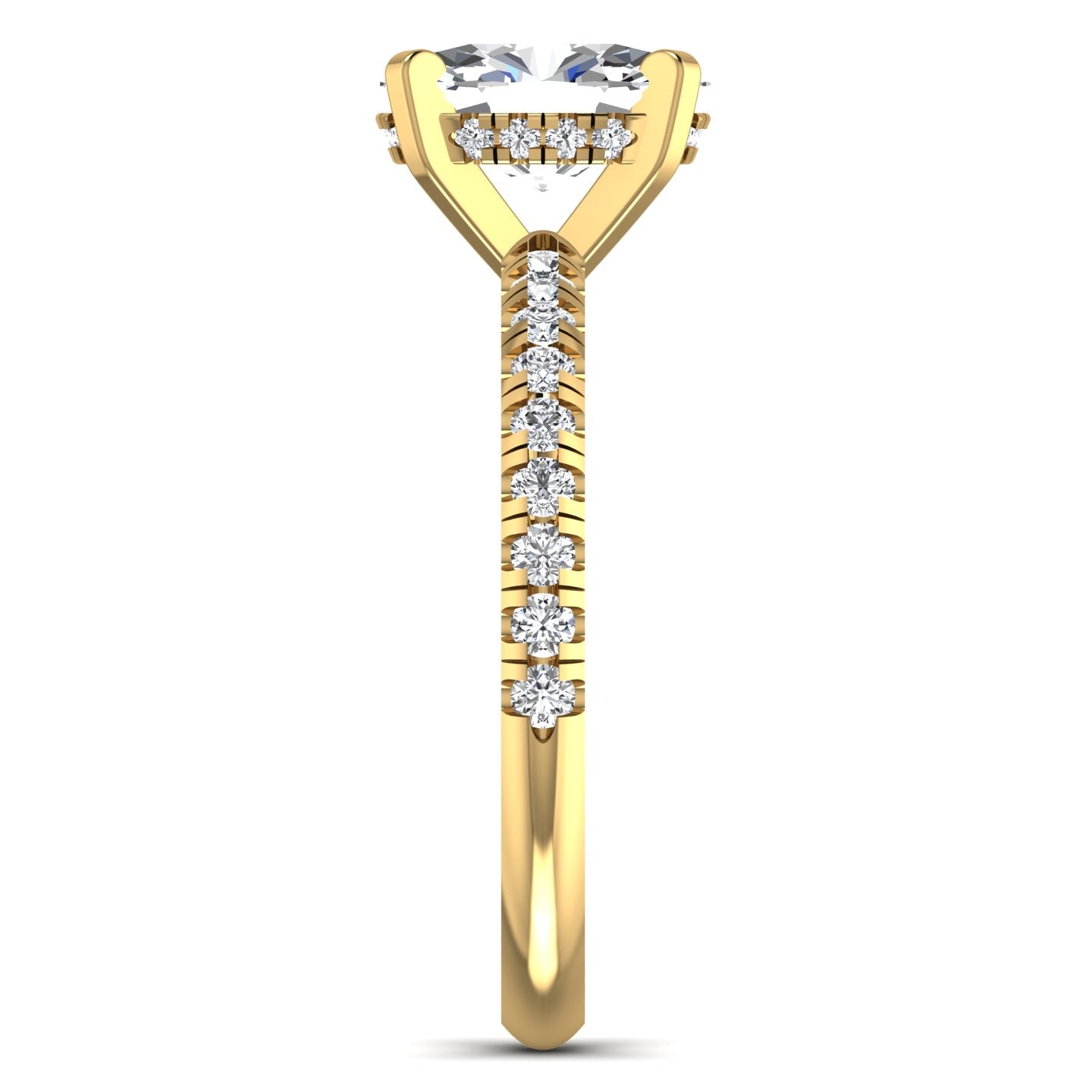 Oval Design Diamond Ring