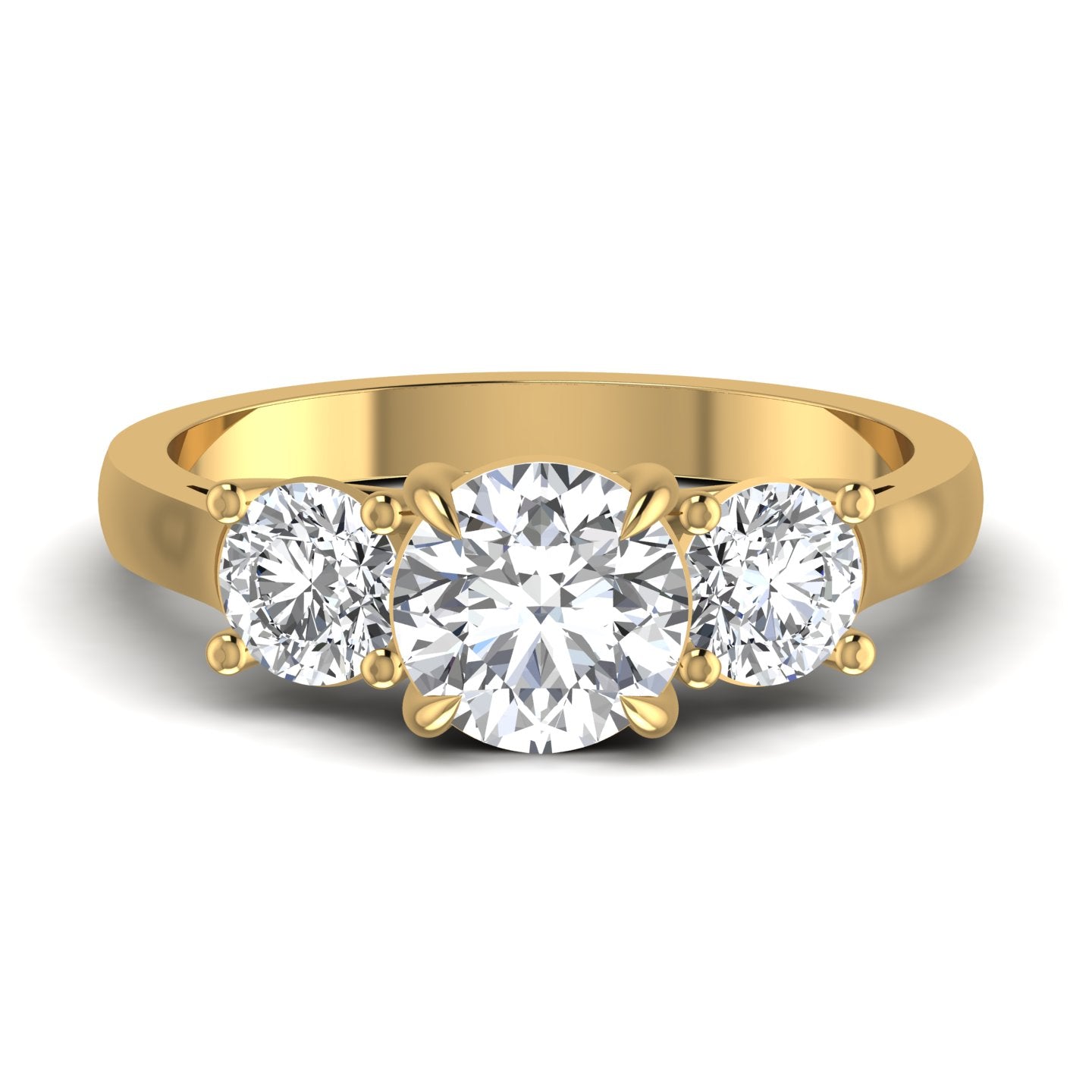 Diamond Three Stone Ring