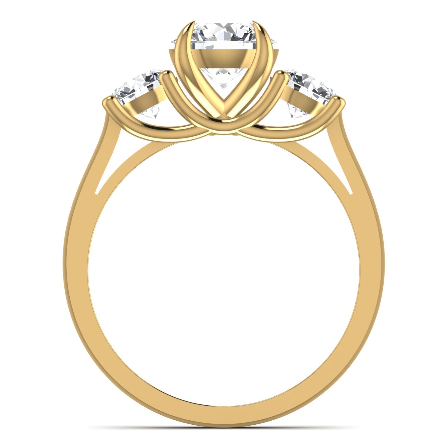 Diamond Three Stone Ring