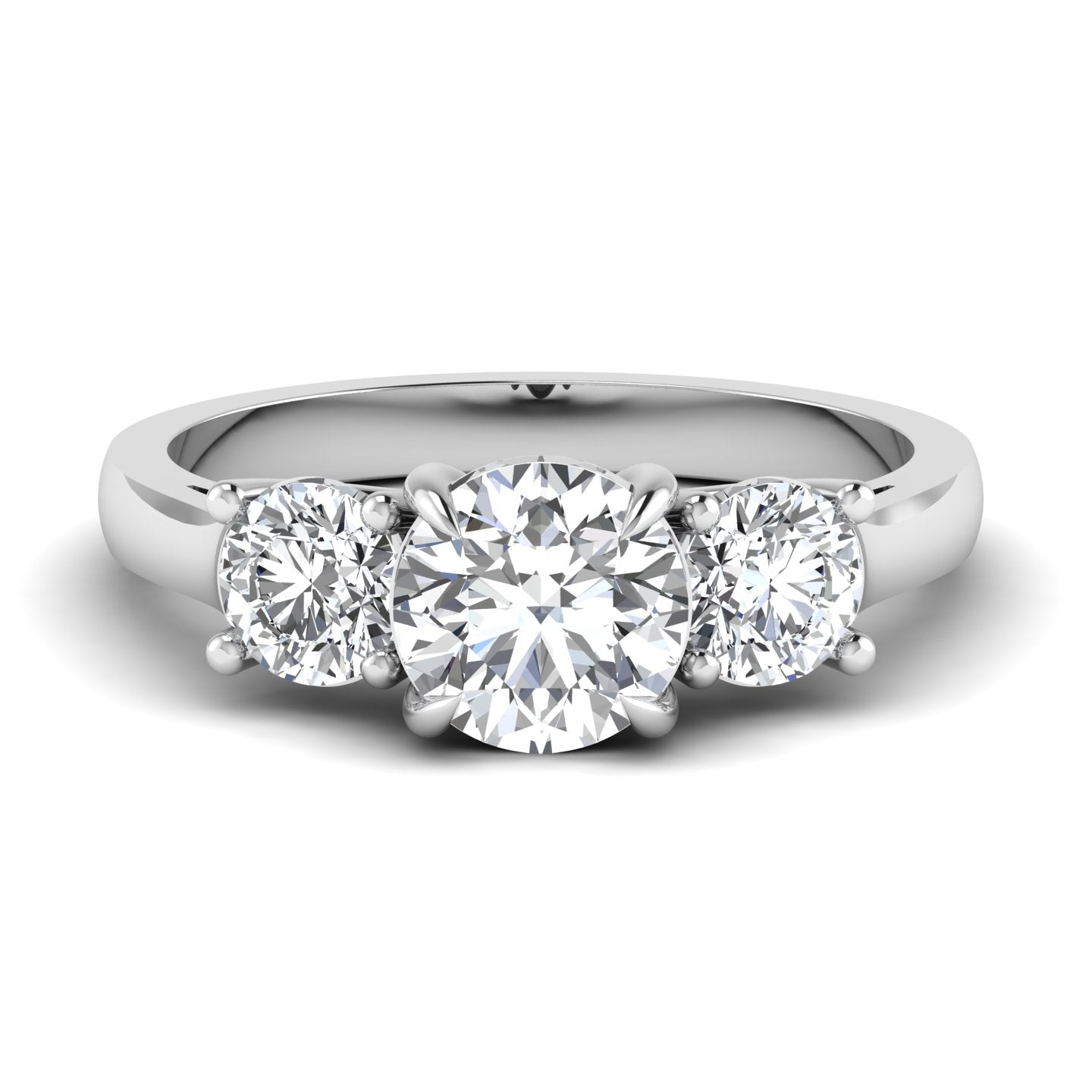 Diamond Three Stone Ring