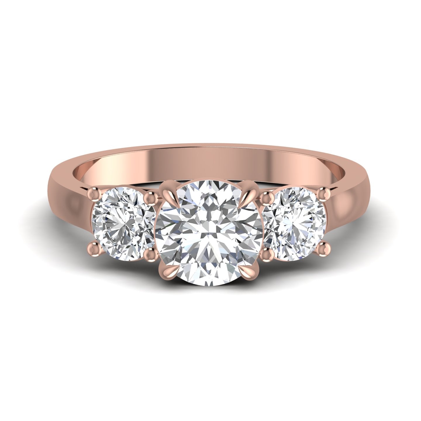 Diamond Three Stone Ring