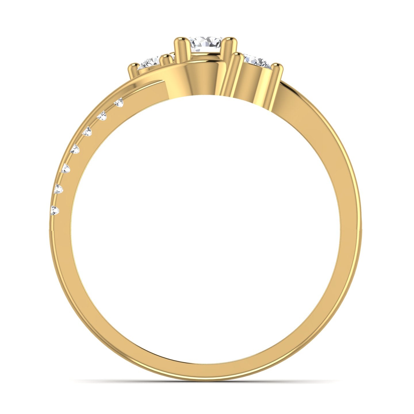 Three Stone Diamond Ring
