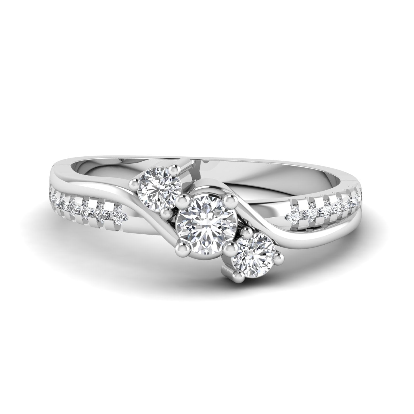 Three Stone Diamond Ring