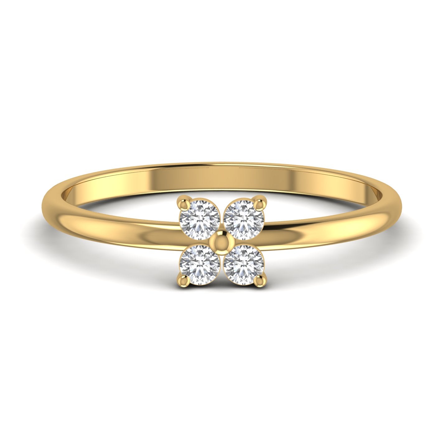 Four Stone Minimalist Ring