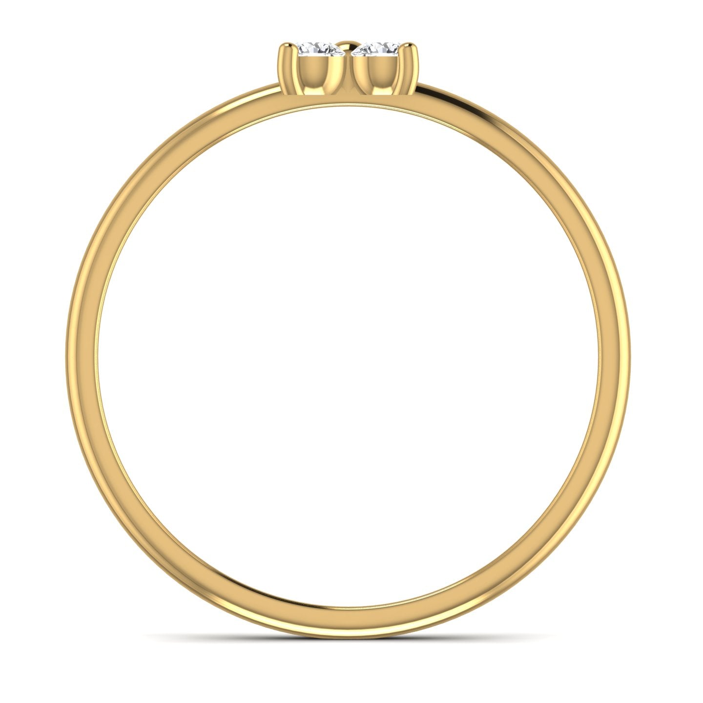 Four Stone Minimalist Ring