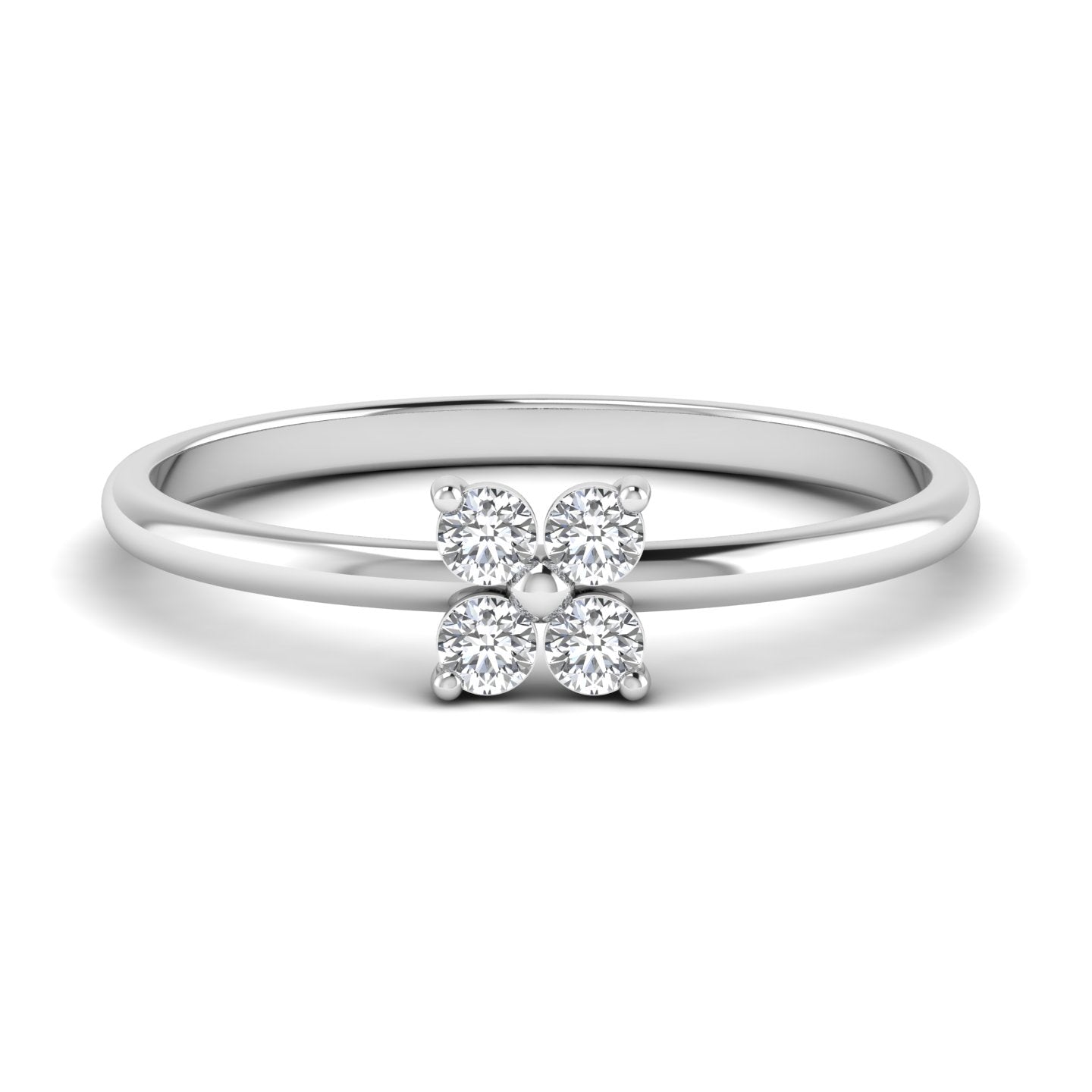 Four Stone Minimalist Ring