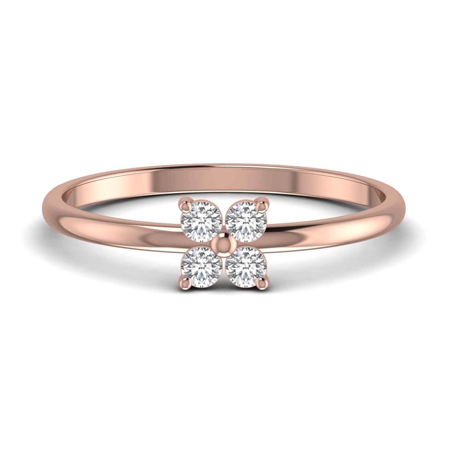 Four Stone Minimalist Ring