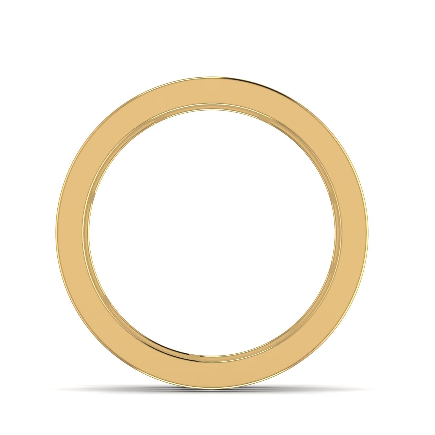 channel lab grown diamond band