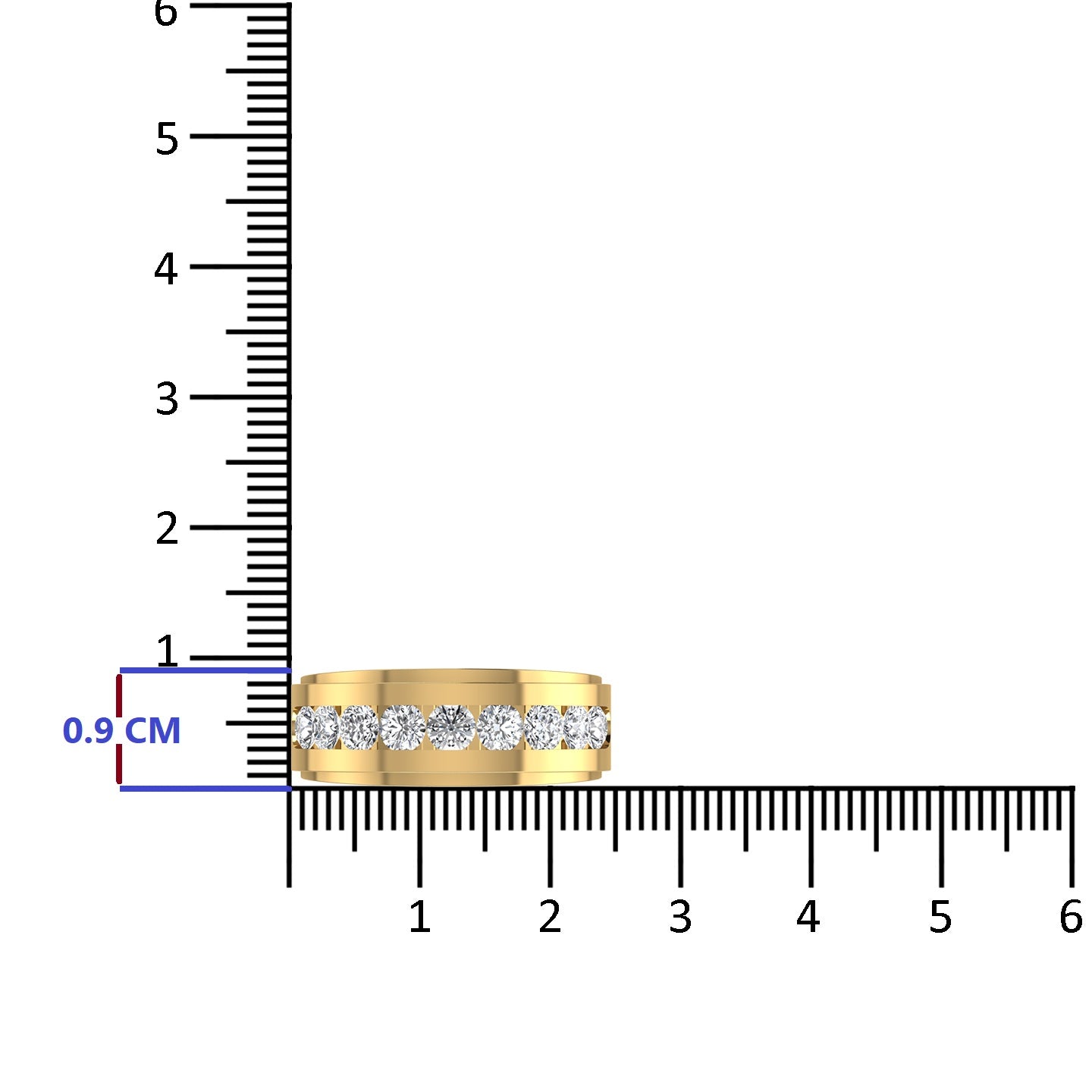 Round Diamond Band