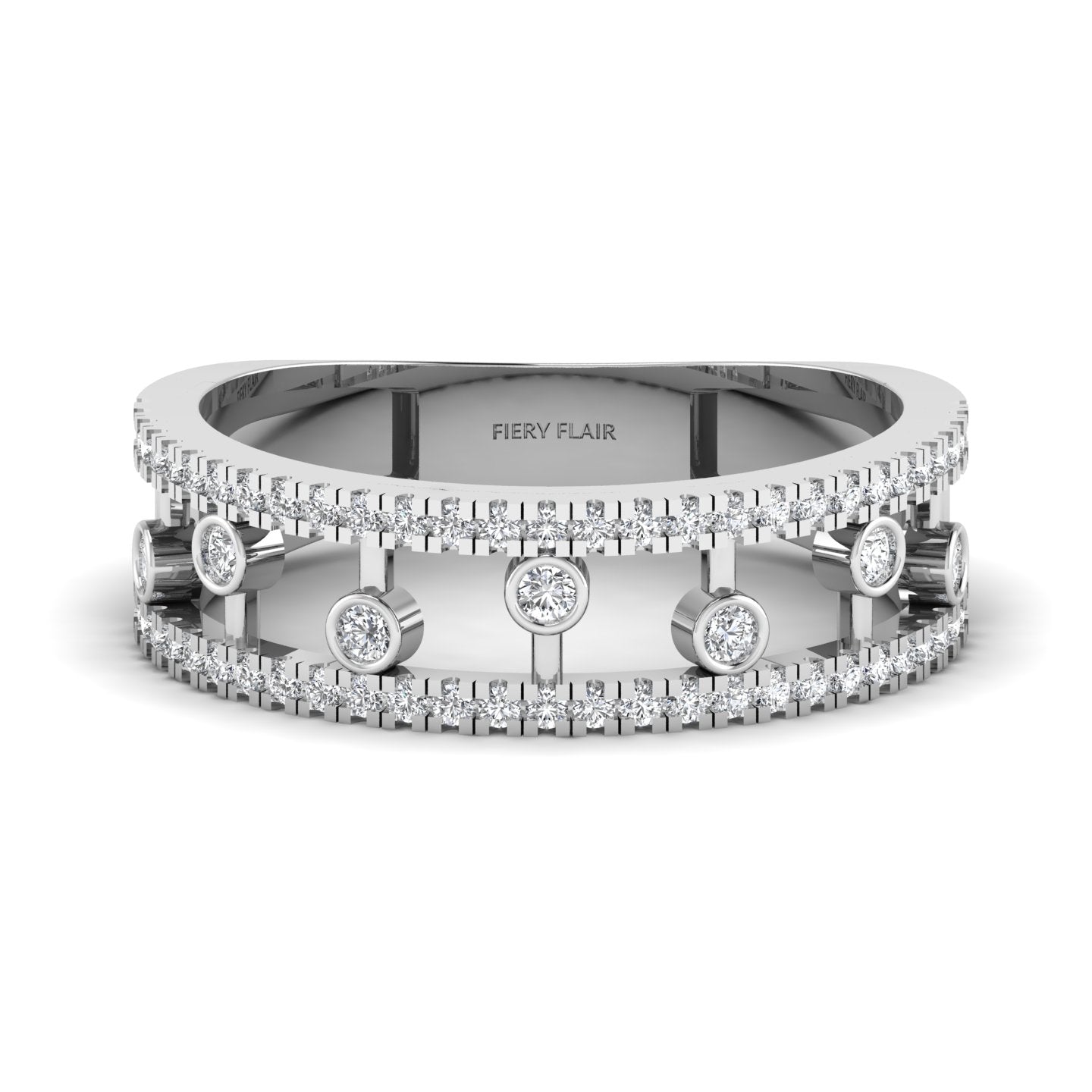 Lab Diamond Gold Ring