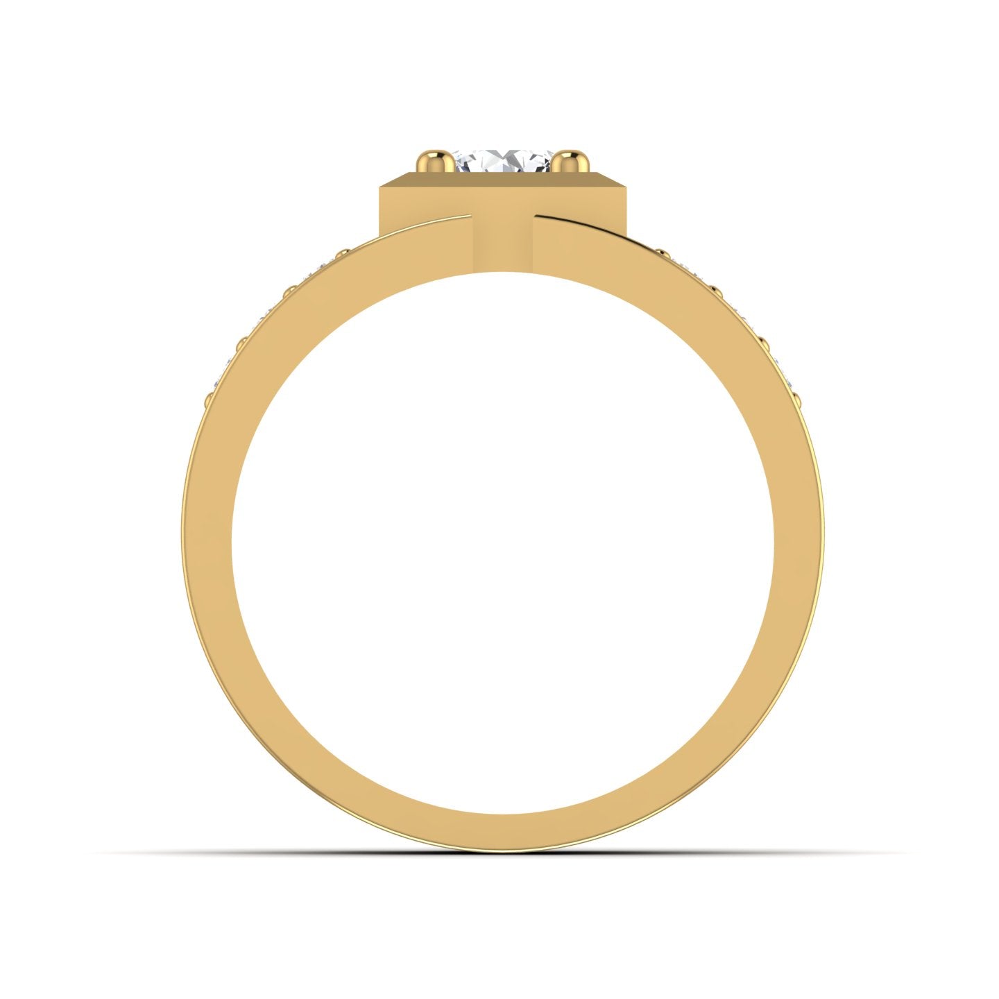 Lab Diamond Men's Ring