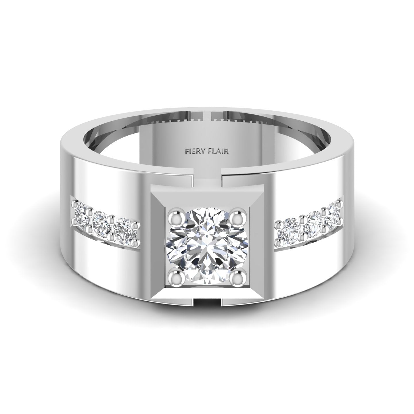 Lab Diamond Men's Ring