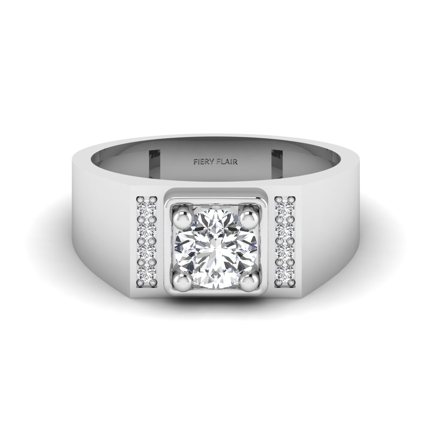 Solitaire Men Diamond Ring
