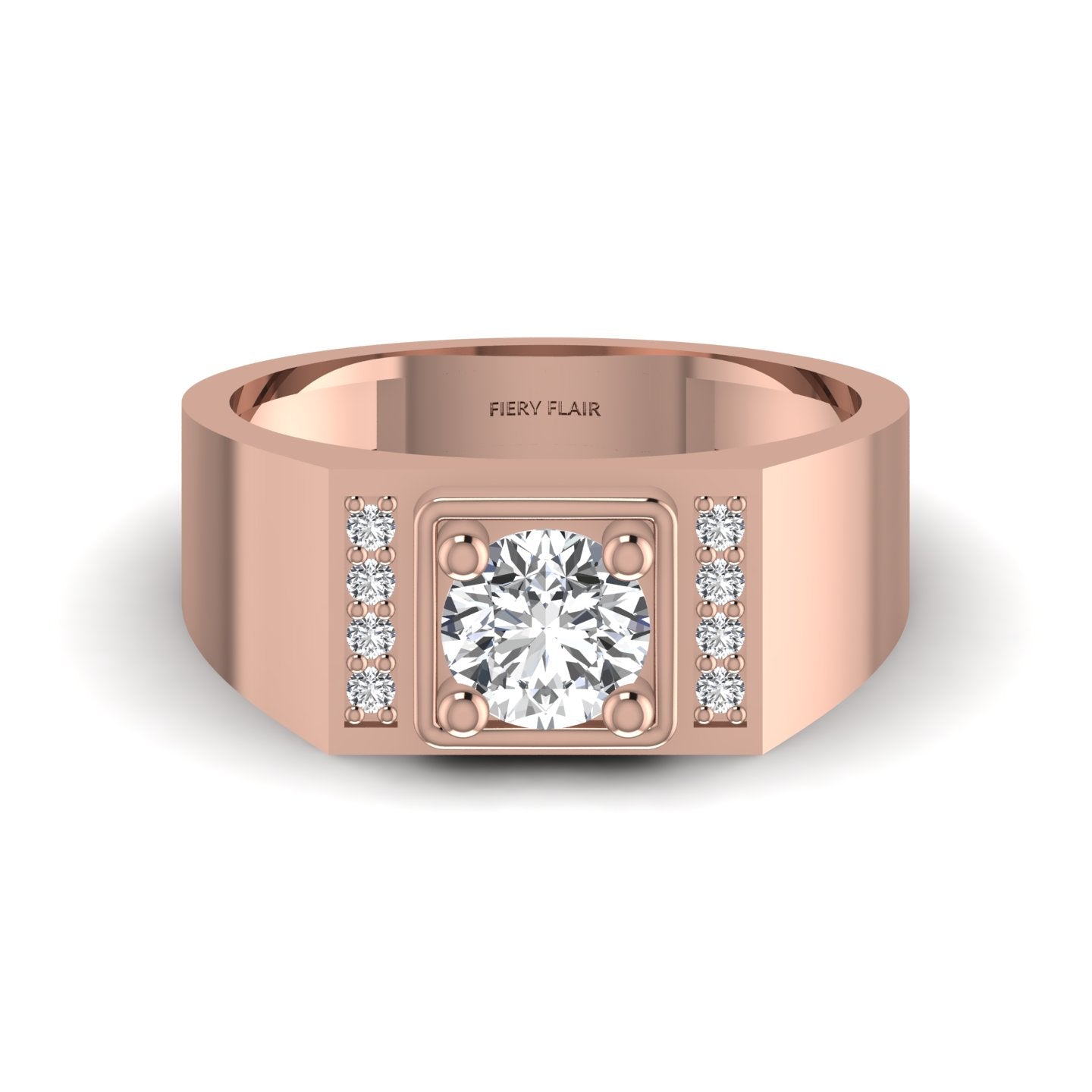 Solitaire Men Diamond Ring