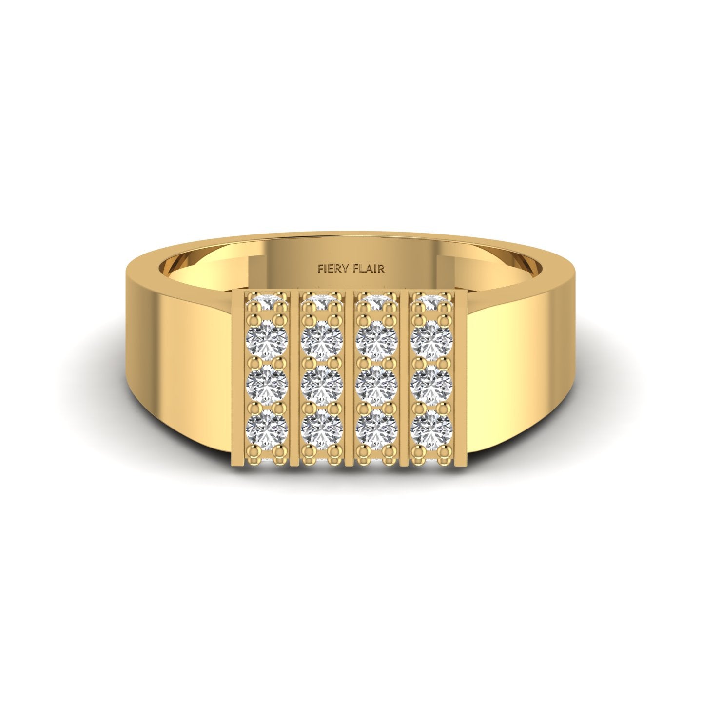 Lab Diamond Men's Ring