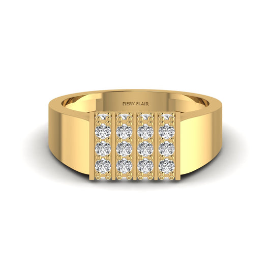 Lab Diamond Men's Ring