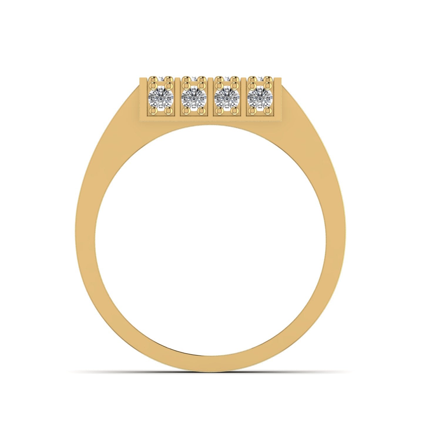 Lab Diamond Men's Ring