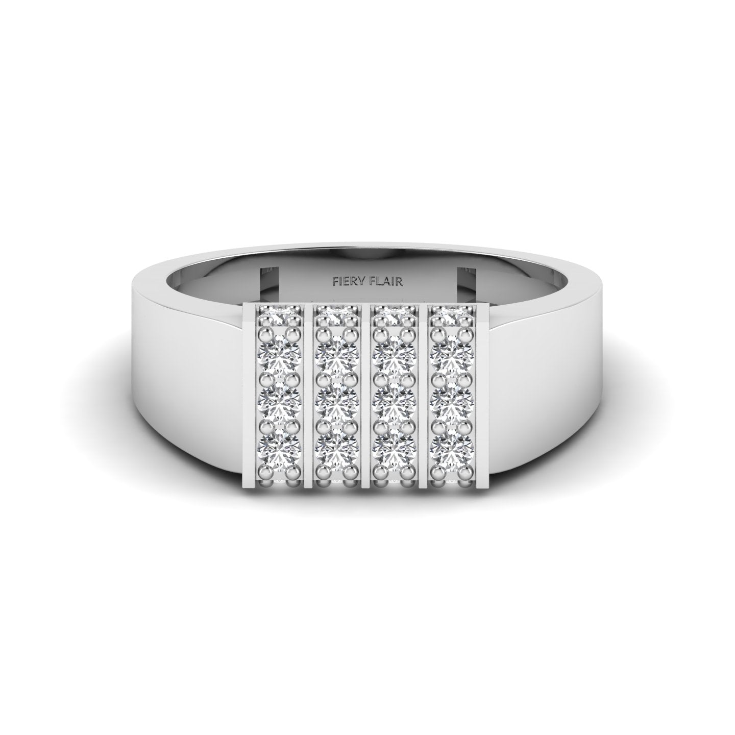 Lab Diamond Men's Ring