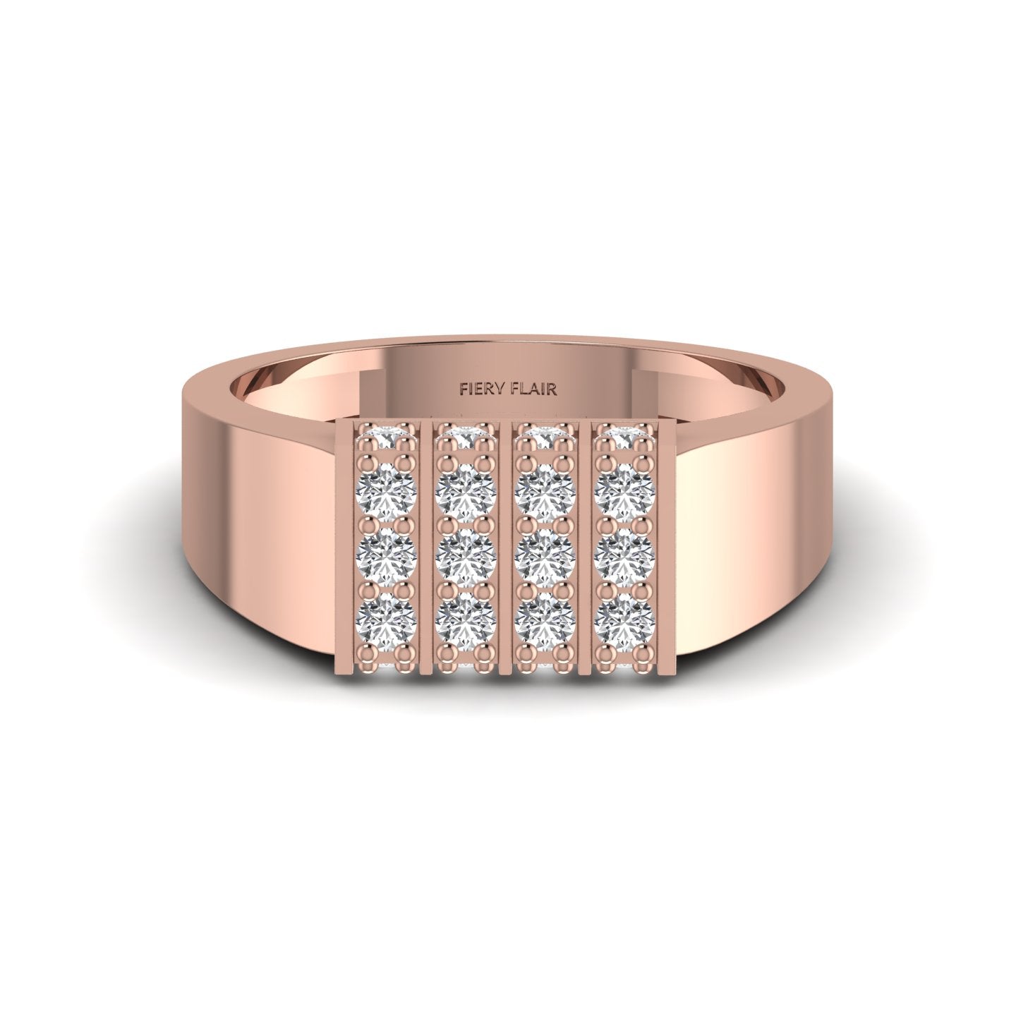 Lab Diamond Men's Ring
