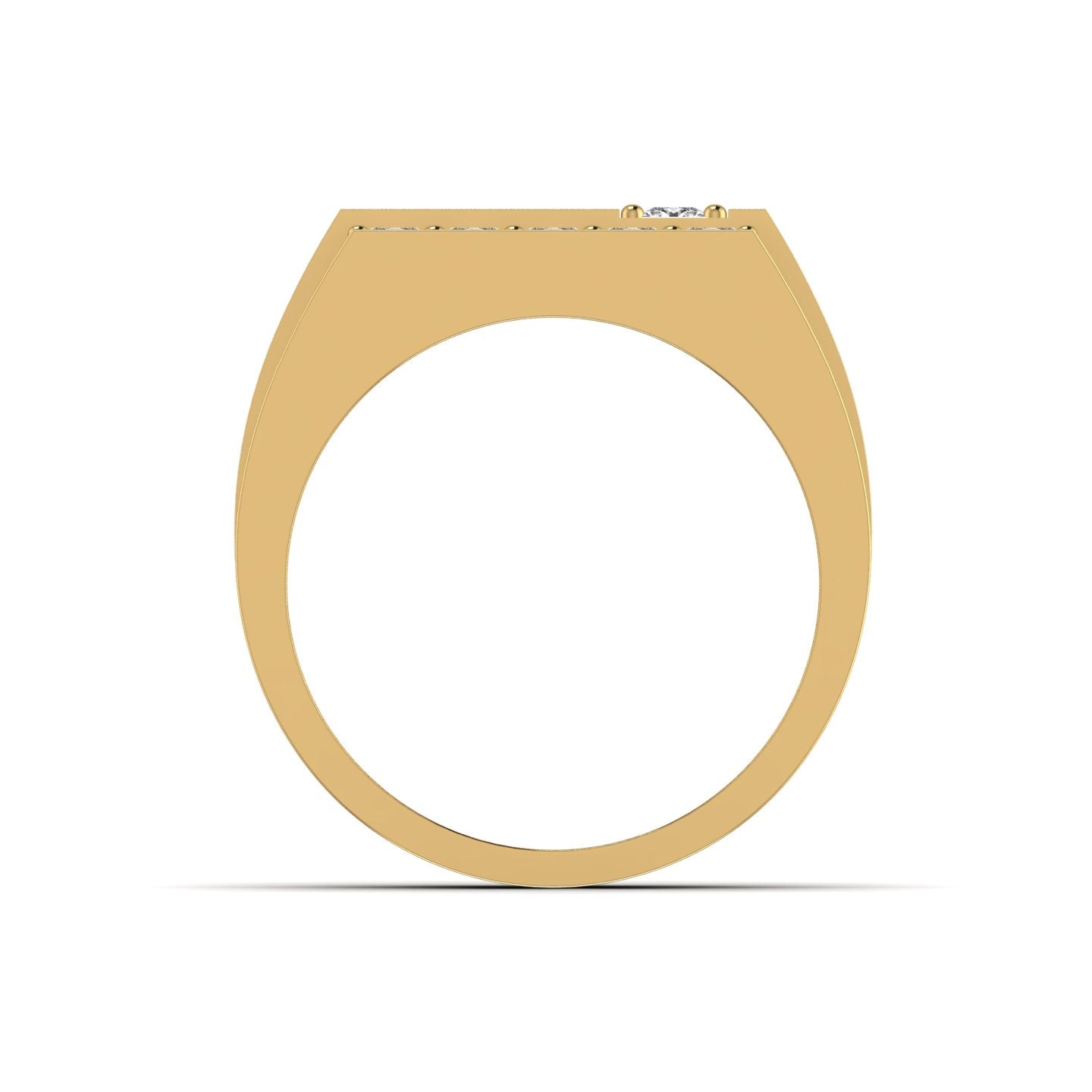 Princess Diamond Men's Ring