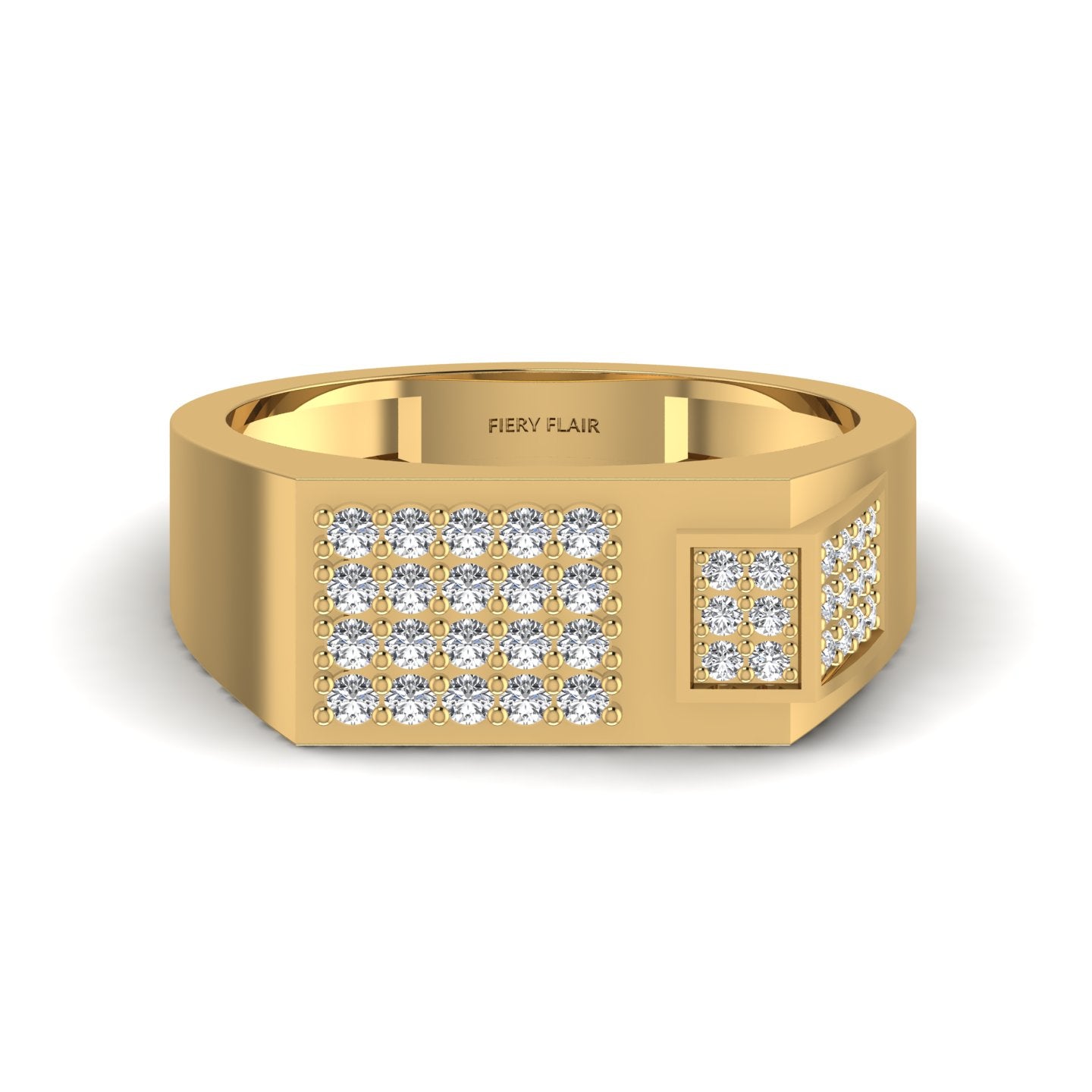 Lab Diamond Men's Ring