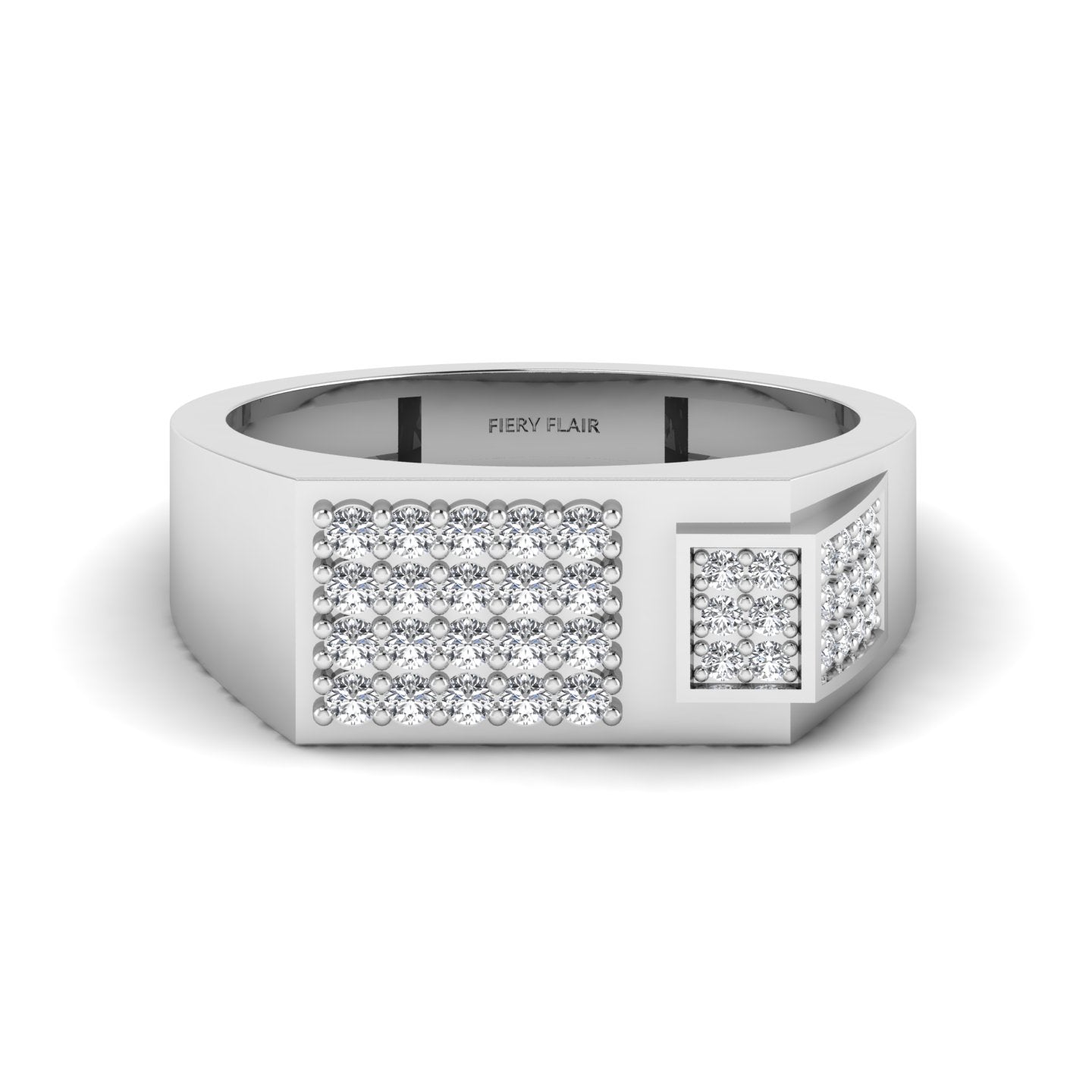 Lab Diamond Men's Ring
