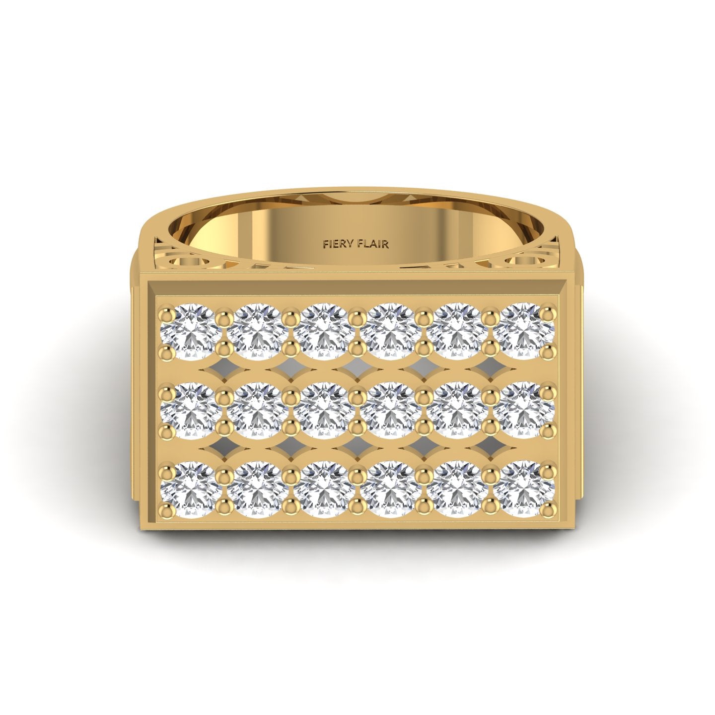 Lab Diamond Men's Ring