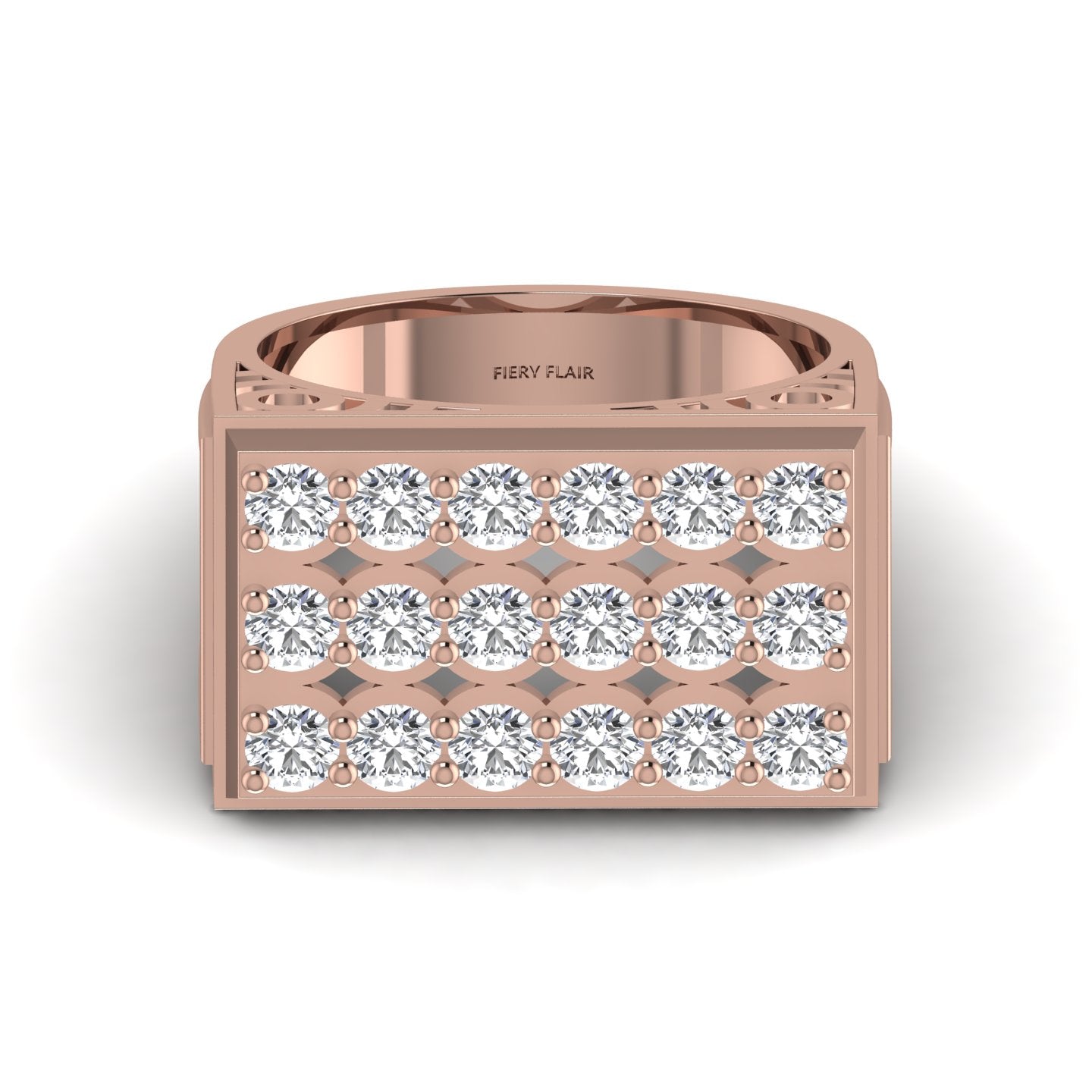 Lab Diamond Men's Ring