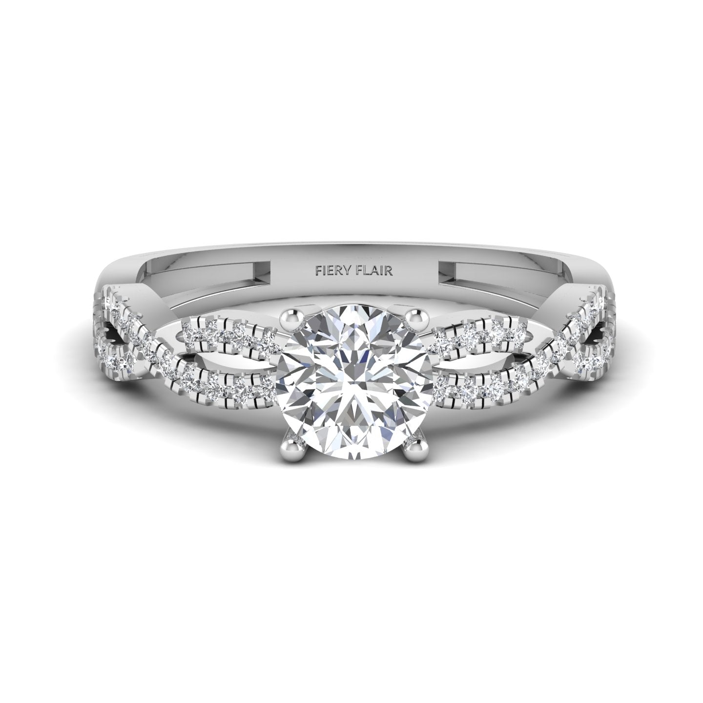 Solitaire Lab Diamond Gold Ring