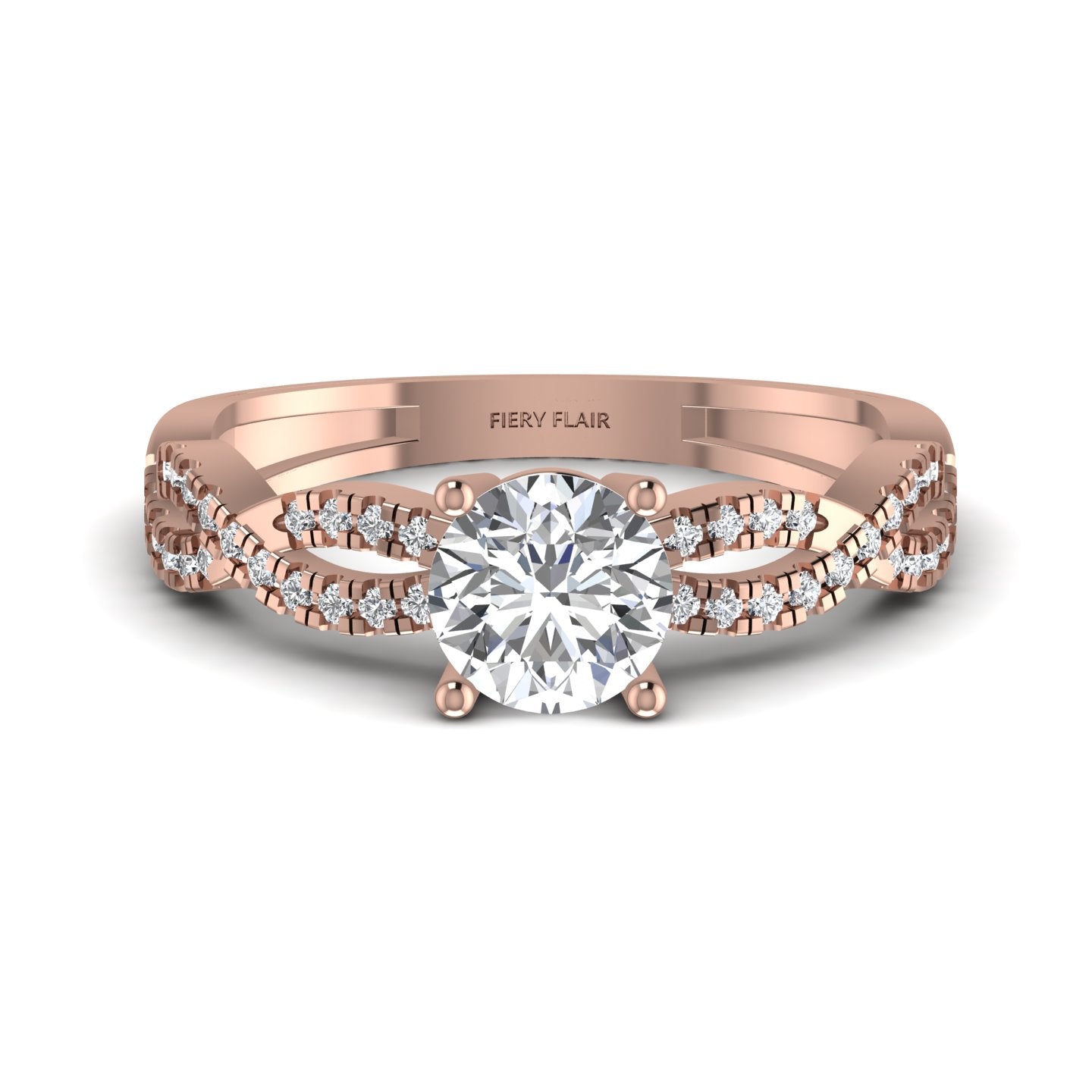 Solitaire Lab Diamond Gold Ring