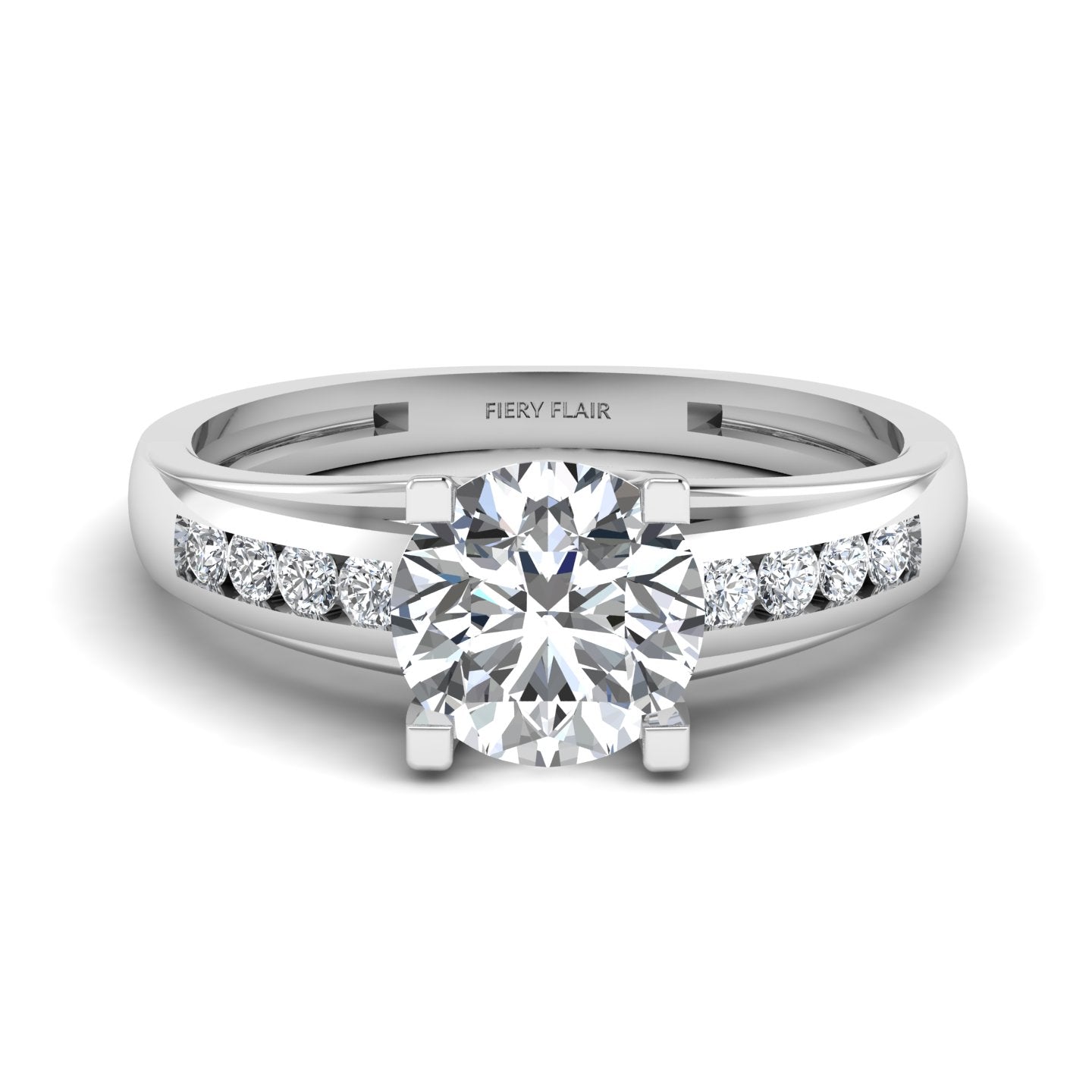 Lab Diamond Gold Ring