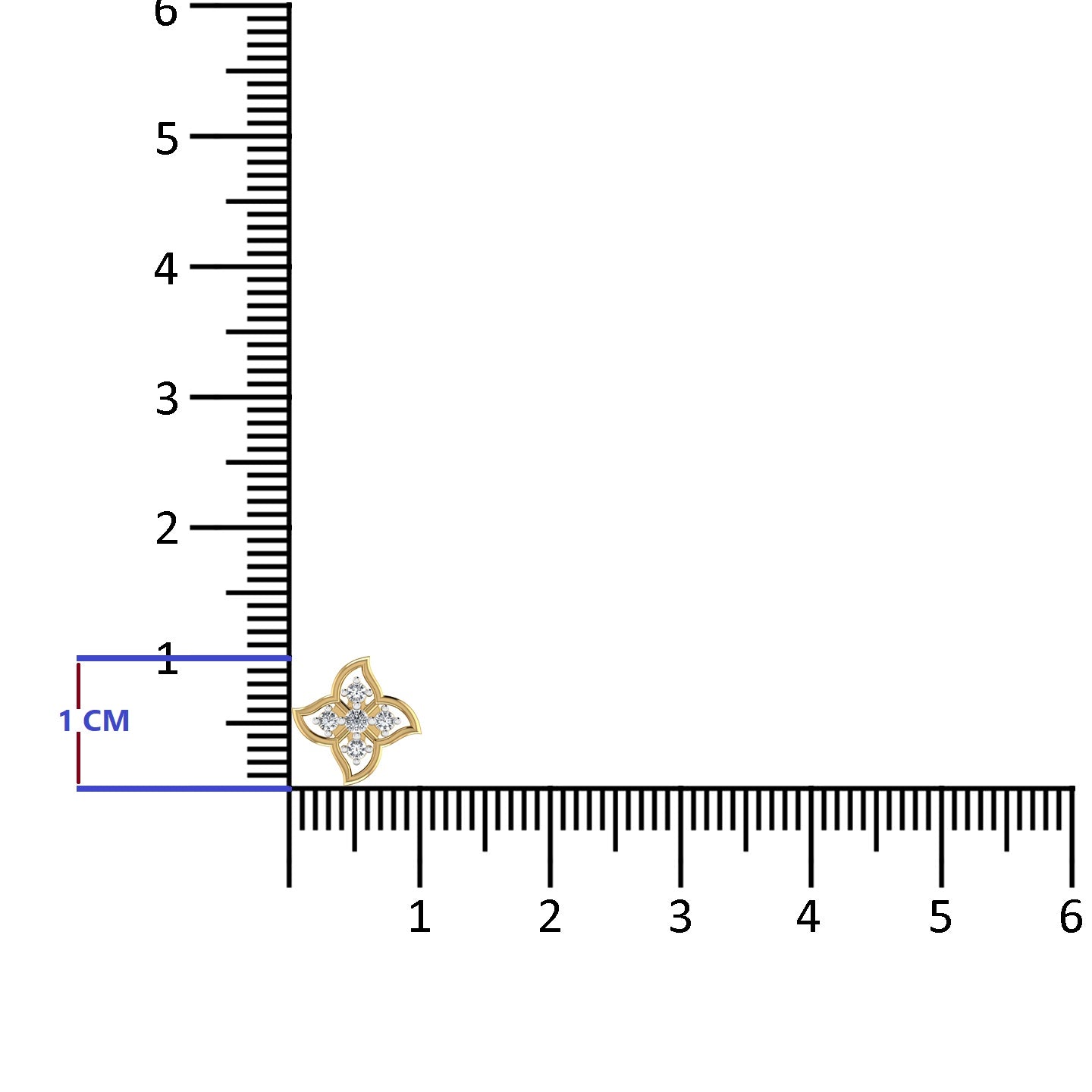 Lab Diamond Nose Pin