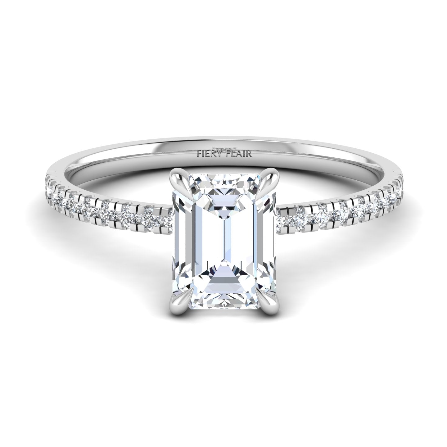 Emerald Cut Lab Diamond Ring