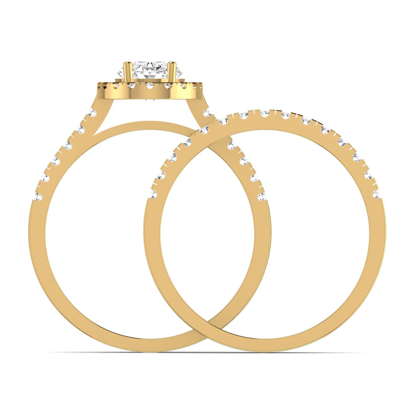 lab diamond engagement ring