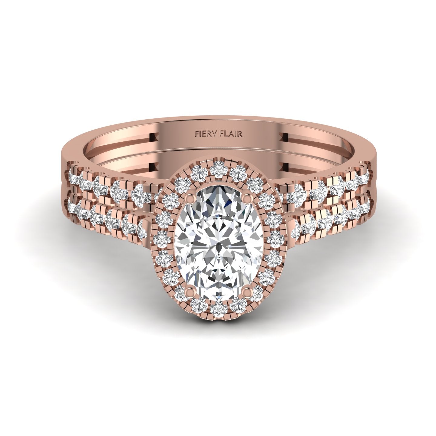 lab diamond engagement ring