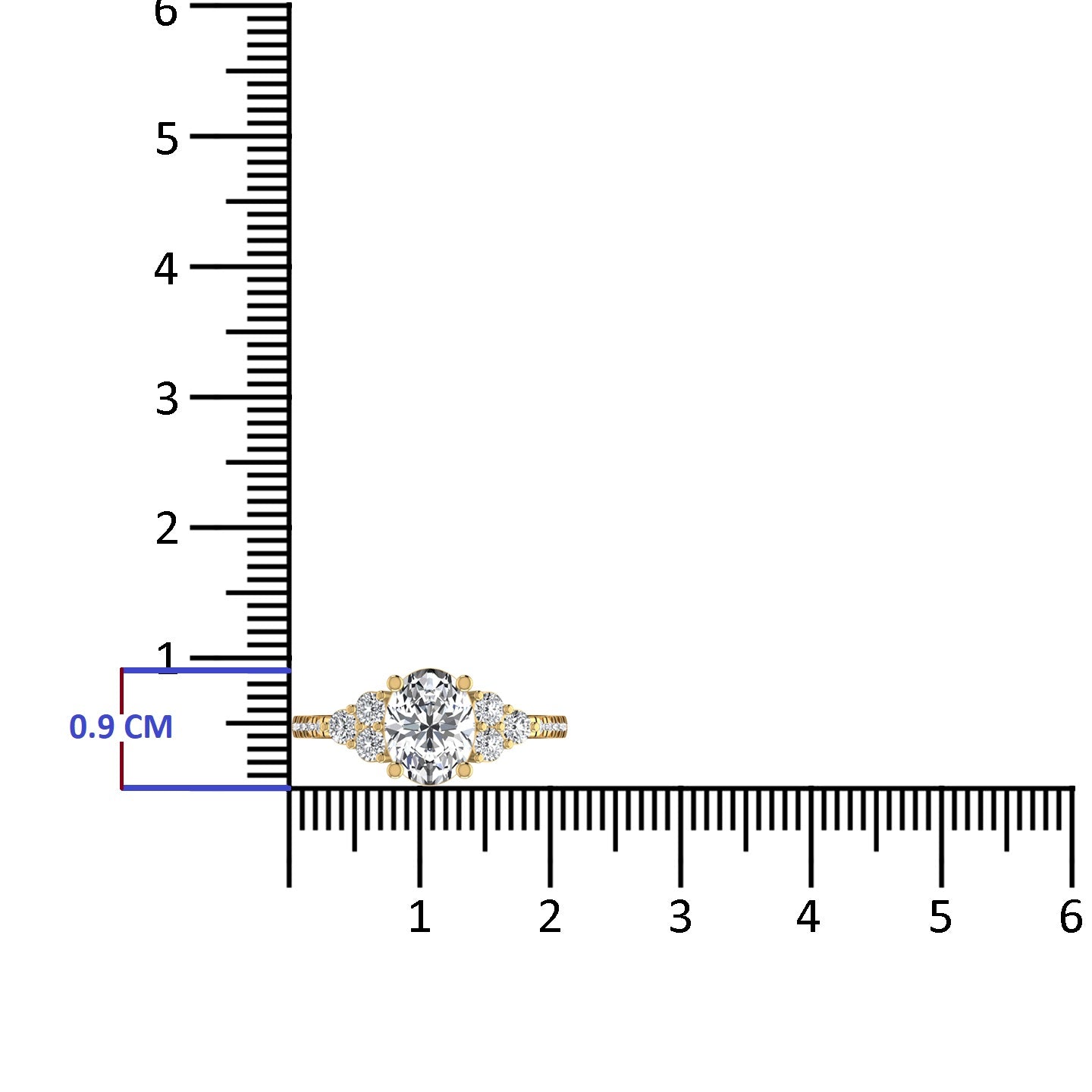 lab diamond ring