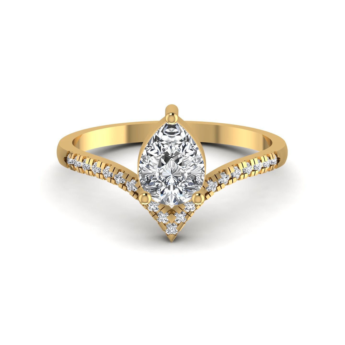 Pear Shape Diamond Ring