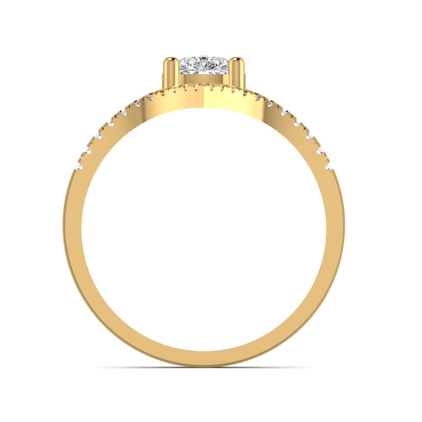 Pear Shape Diamond Ring