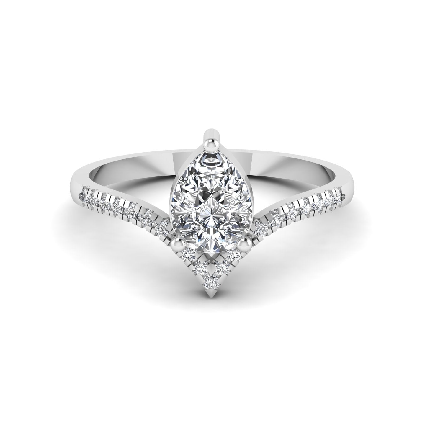 Pear Shape Diamond Ring