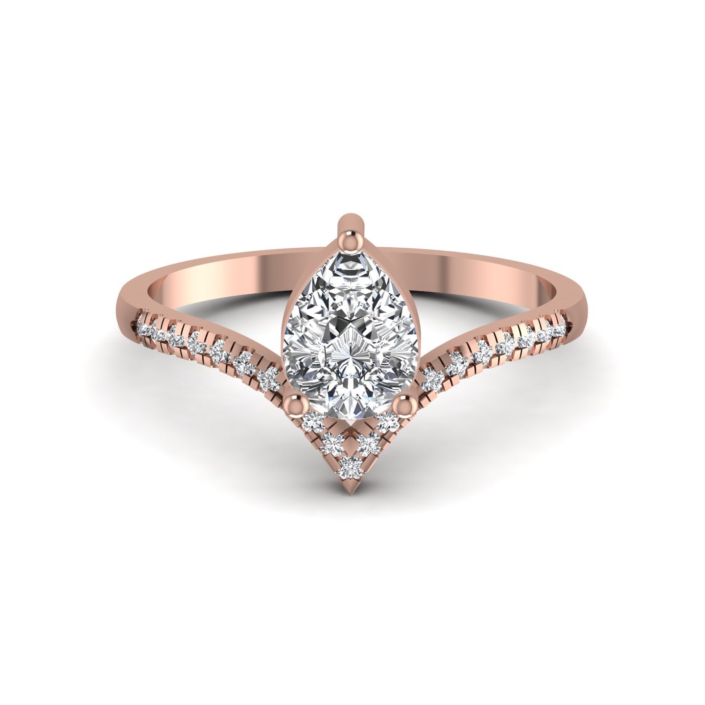Pear Shape Diamond Ring