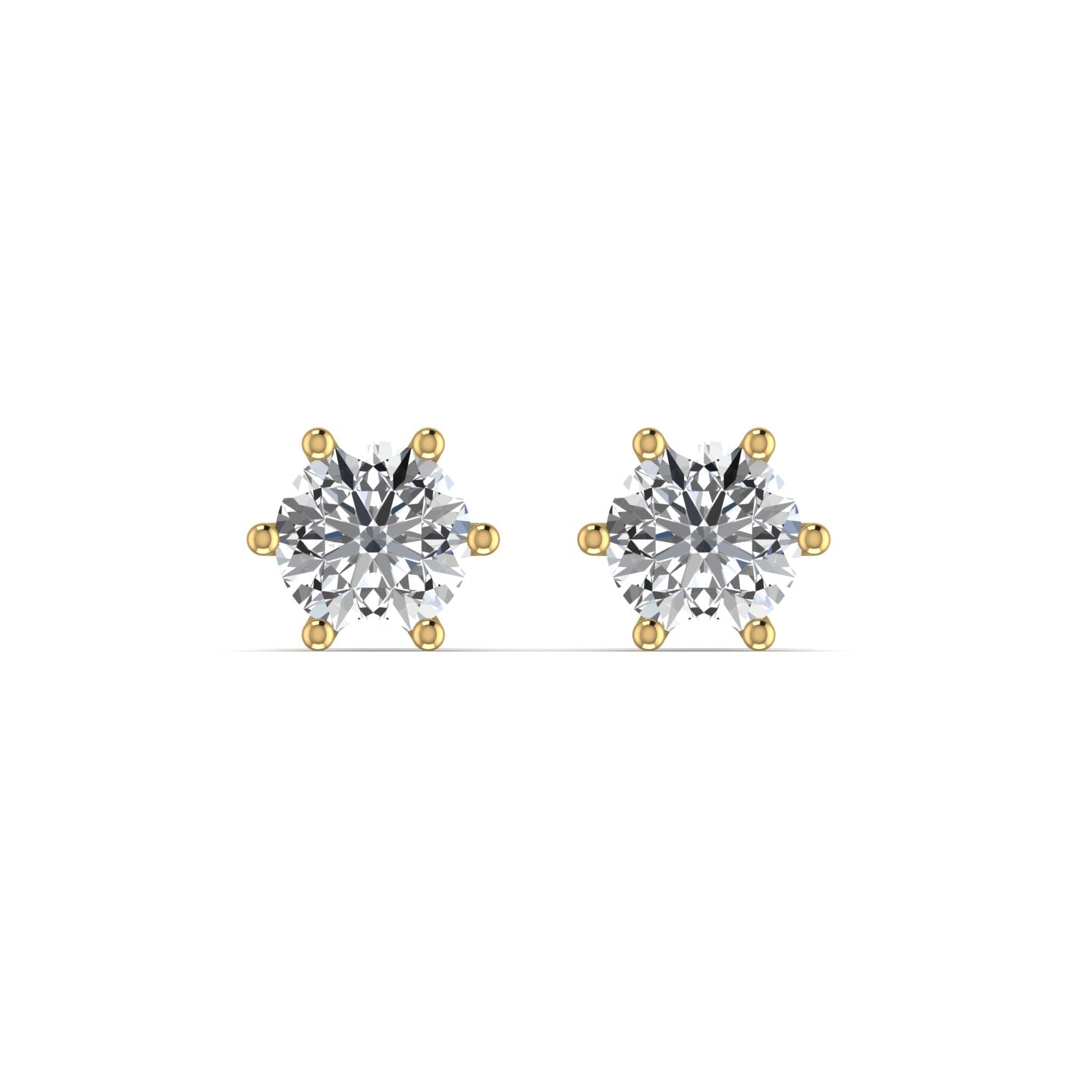 Solitaire Lab Diamond Stud Earring