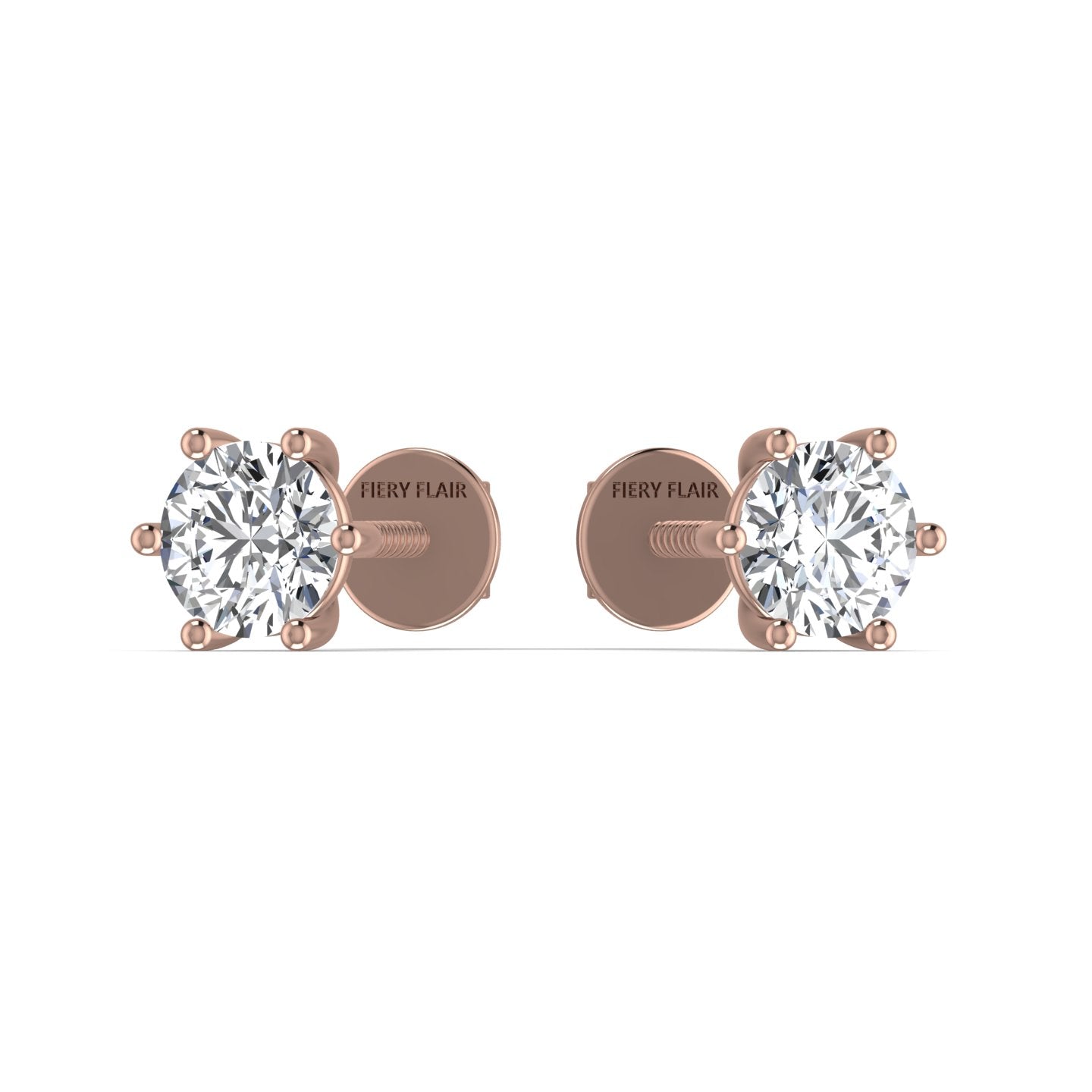 Solitaire Lab Diamond Stud Earring
