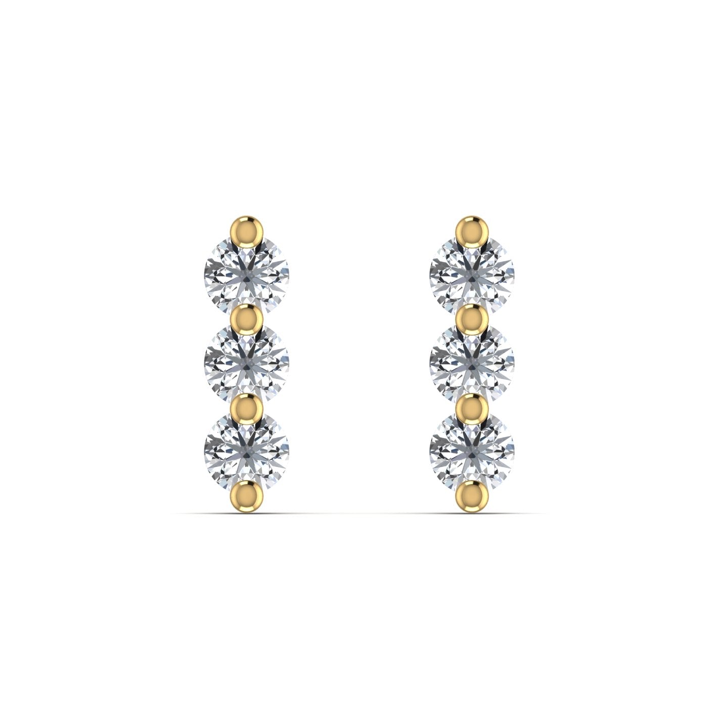 Lab Diamond Stud Earrings