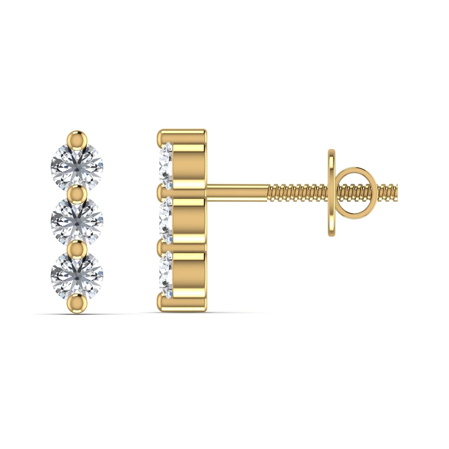 Lab Diamond Stud Earrings